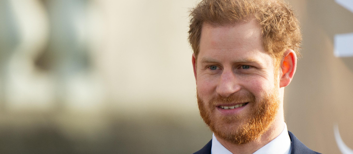 Britain's Prince Harry attends a rugbyLeague World Cup2021 event at BuckinghamPalace in London, Britain January 16, 2020.   *** Local Caption *** .