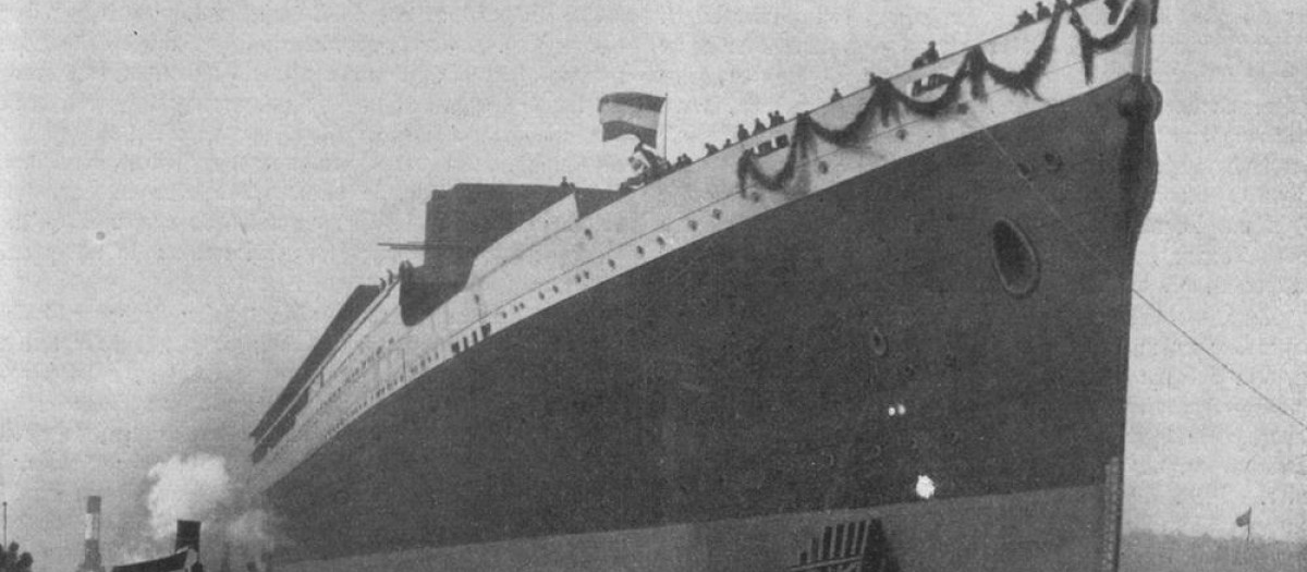 Botadura del Vaterland, 3 de abril de 1913