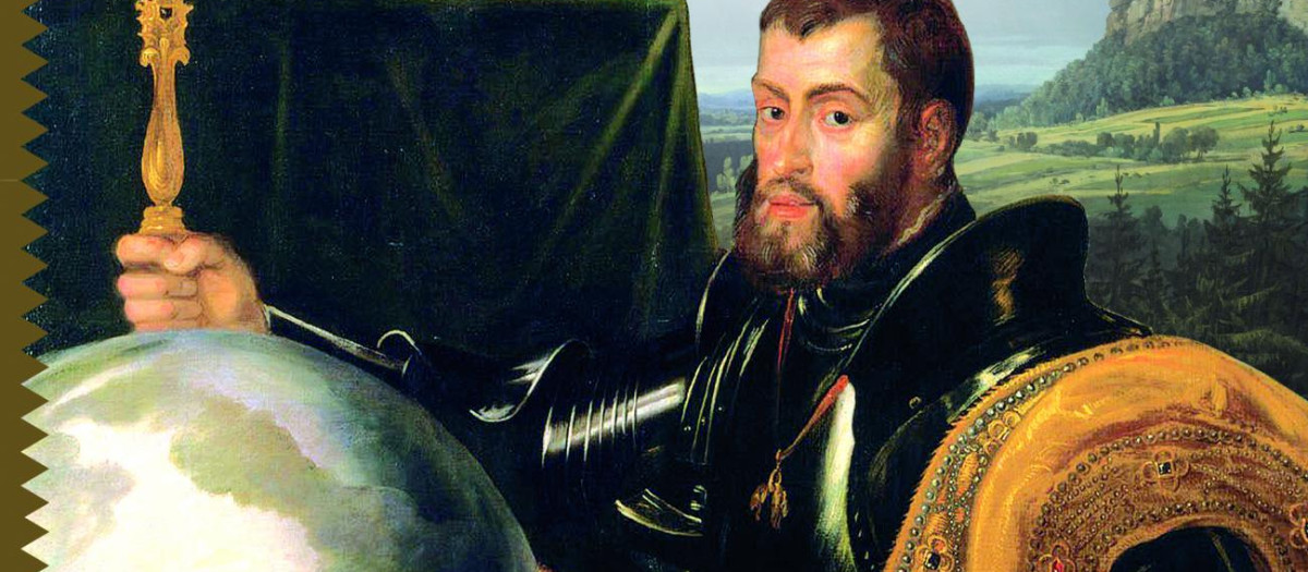 Portada de «Carlos V» de Jaime Ignacio del Burgo