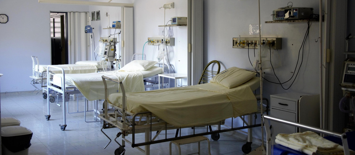Camas de un hospital