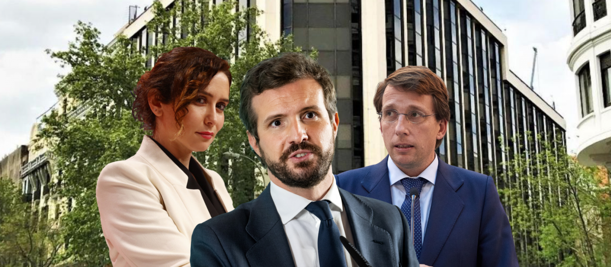 La presidenta de la Comunidad de Madrid, el líder popular y el alcalde de Madrid, protagonistas de la guerra interna del PP