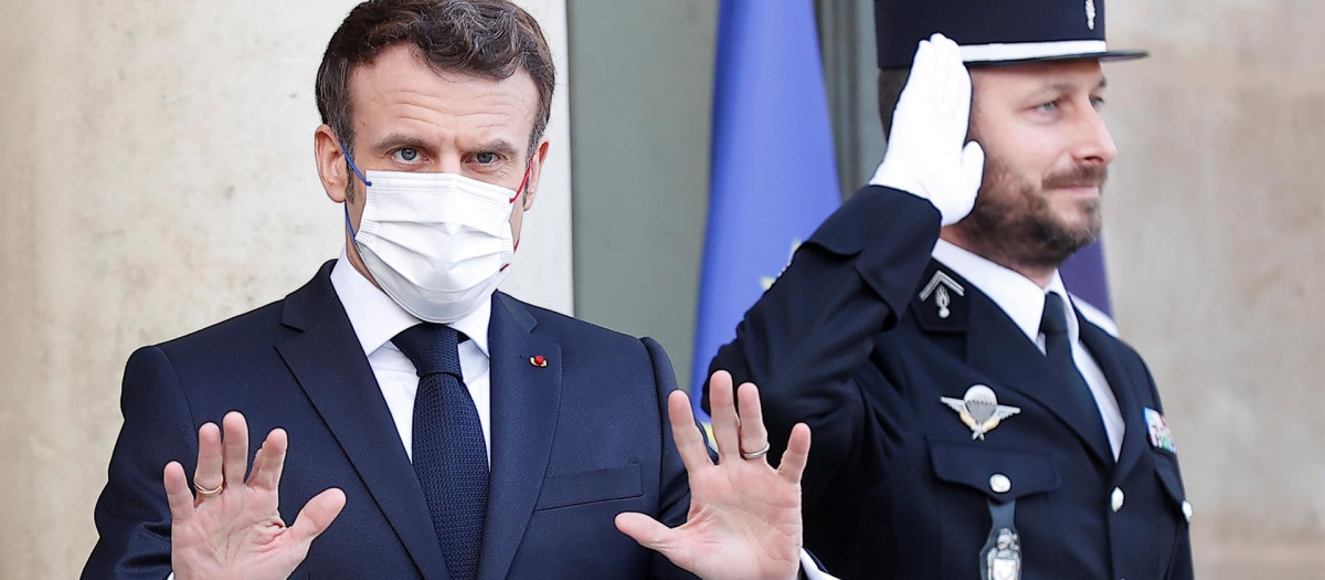 El presidente francés, Emmanuel Macron