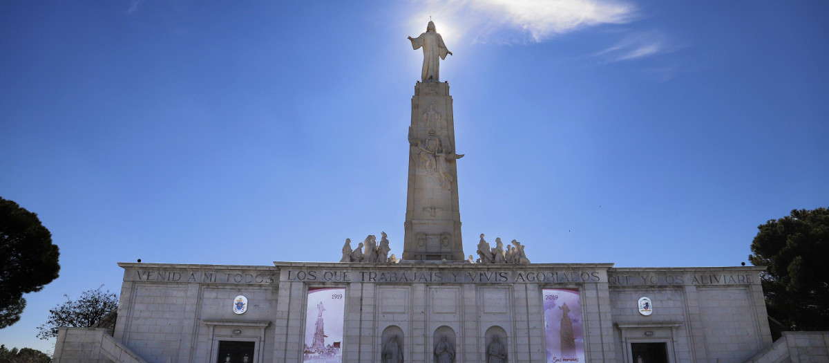 Imagen del Monumento al Sagrado Corazón en el Cerro de los Ángeles