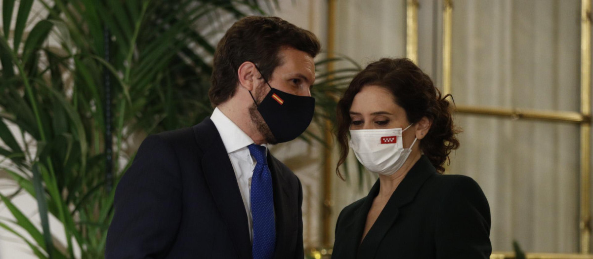 Casado y Ayuso