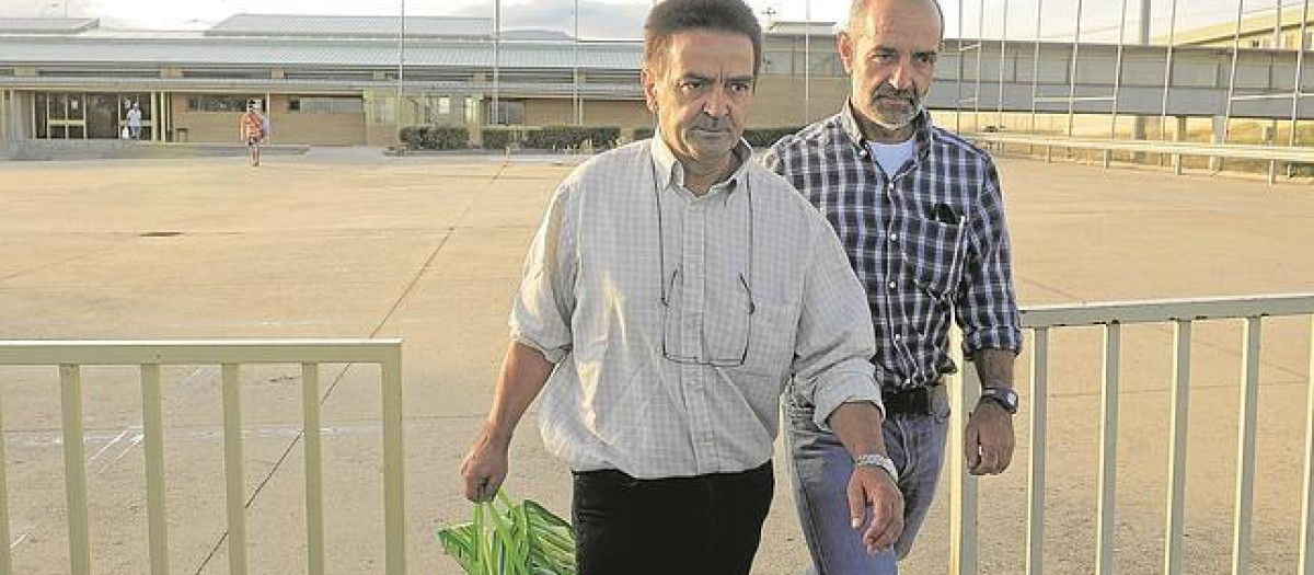Iñaki de Rentería, a su salida de prisión
