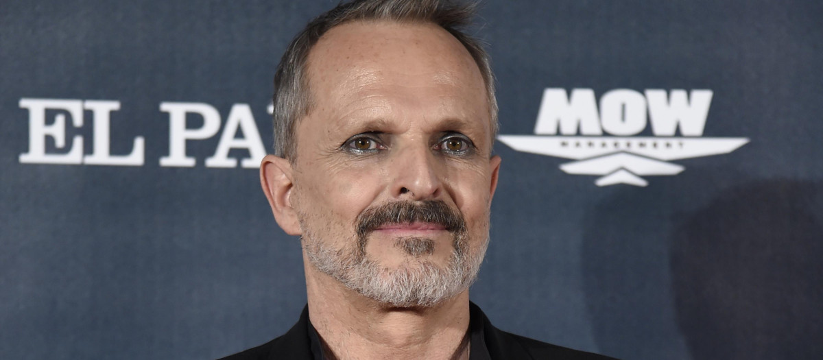 Singer Miguel Bose during presentation "AlejandroSanz: Mas es Mas " tour in Madrid on Saturday 24th June, 2017.