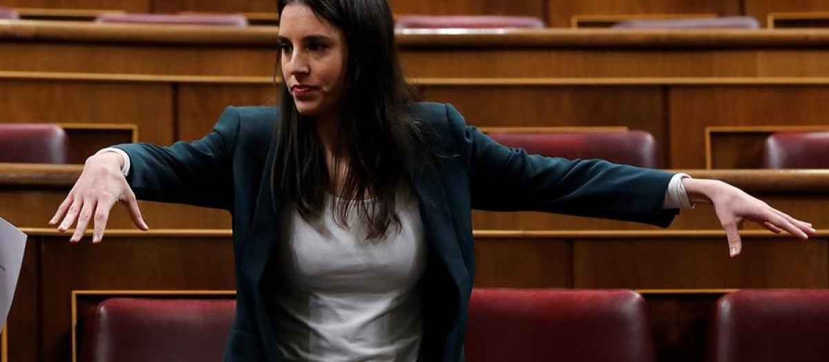 La ministra de Igualdad, Irene Montero