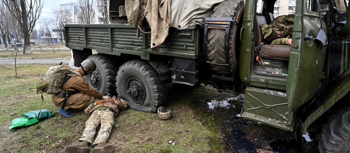 Soldados rusos muertos Rusia Ucrania