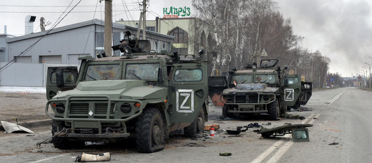 Blindados rusos Ucrania