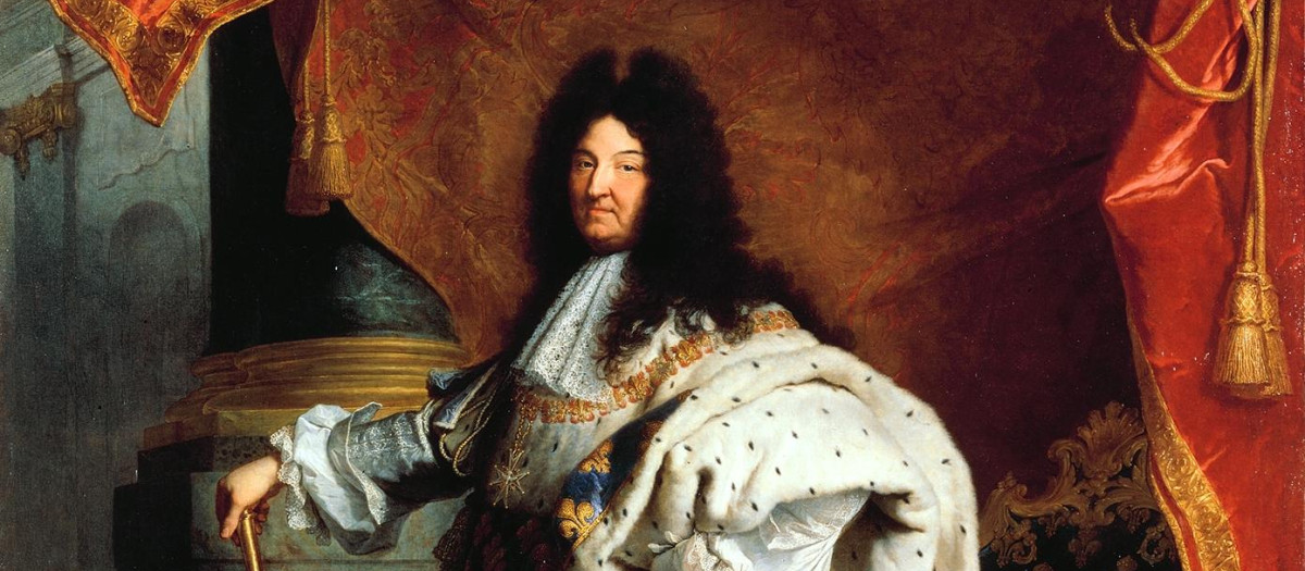 Retrato del Rey Sol realizado en 1701 por Hyacinthe Rigaud