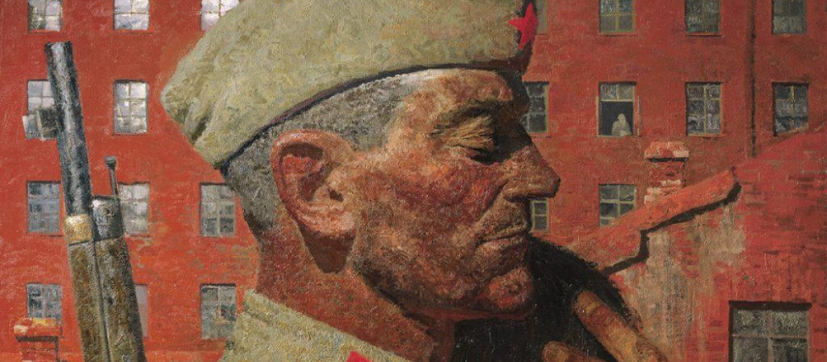 'Despedida', de Gely Korzhev-Chuvelev (de la serie 'Abrasados por el fuego de la guerra'), 1967