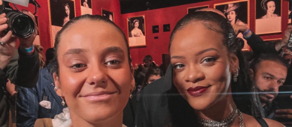 Victoria Federica y Rihanna, en Paris Fashion Week