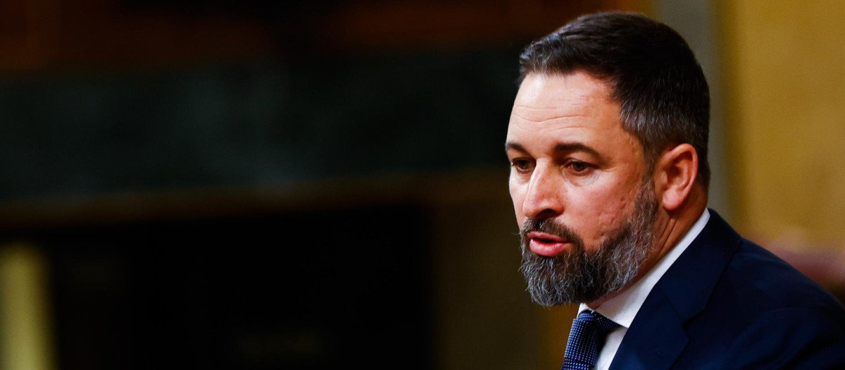 Santiago Abascal ha recordado al Gobierno de Sánchez que rechazó hace unas semanas en el Congreso solicitar a la OTAN la protección de Ceuta y Melilla