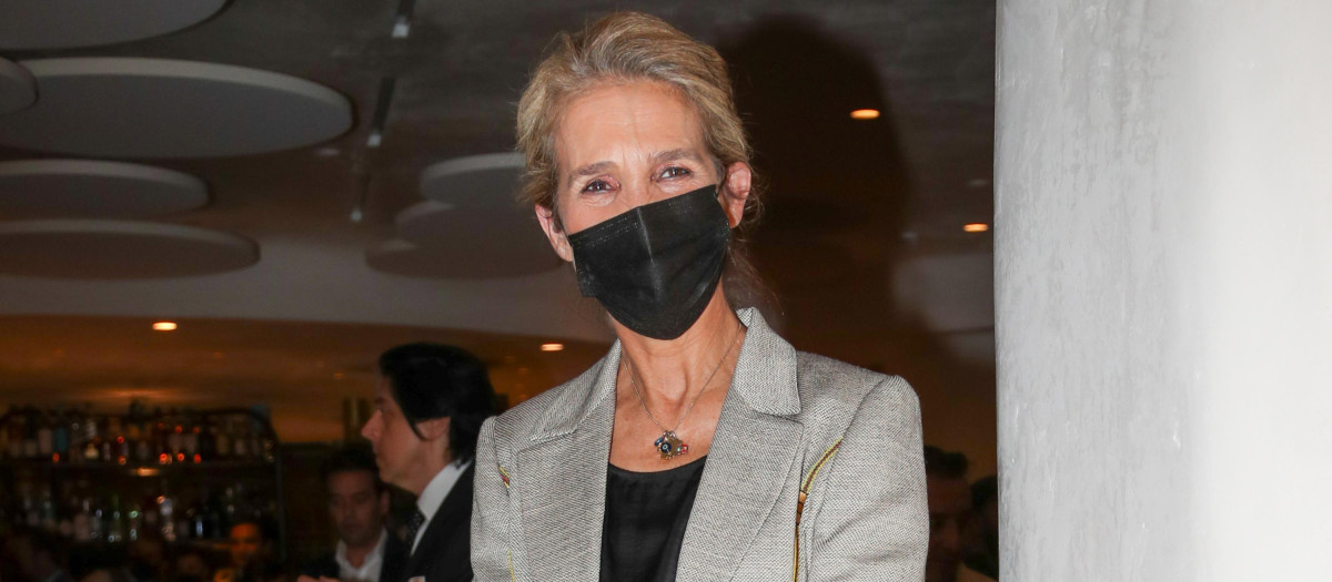 La Infanta Elena durante los premios "Peña taurina Las Meninas de España" de 2021.