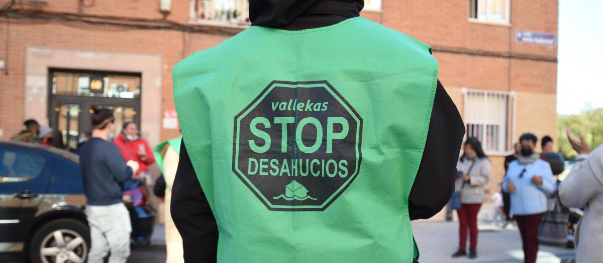 Un activista de Stop Desahucios