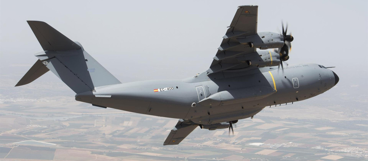 El Ministerio de Defensa transportará las armas a Ucrania en cuatro aviones como este