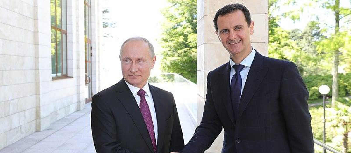 Los presidentes ruso y sirio, Vladimir Putin y Bachar al-Assad, en una imagen de archivo