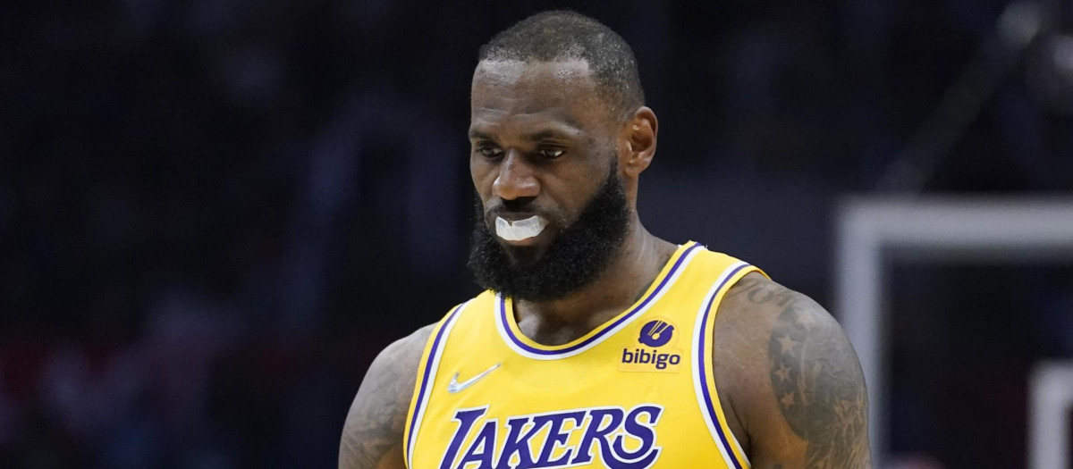 Lebron James en su encuentro ante los Clippers el pasado 3 de marzo