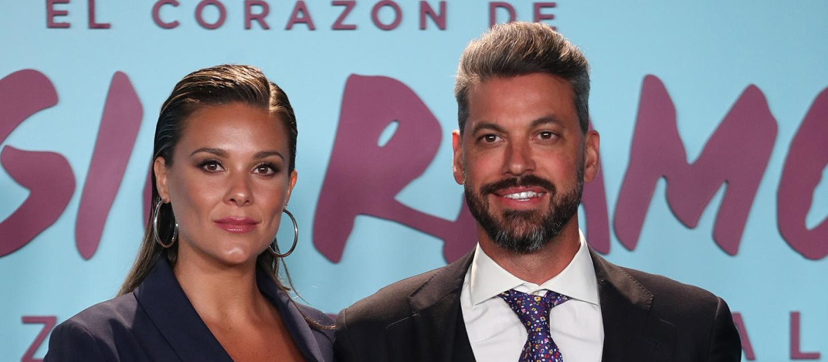 Rene Ramos and singer Lorena Gomez at photocall for premiere documentary film “ El Corazon de Sergio Ramos “ in Madrid on Tuesday, 10 September 2019.