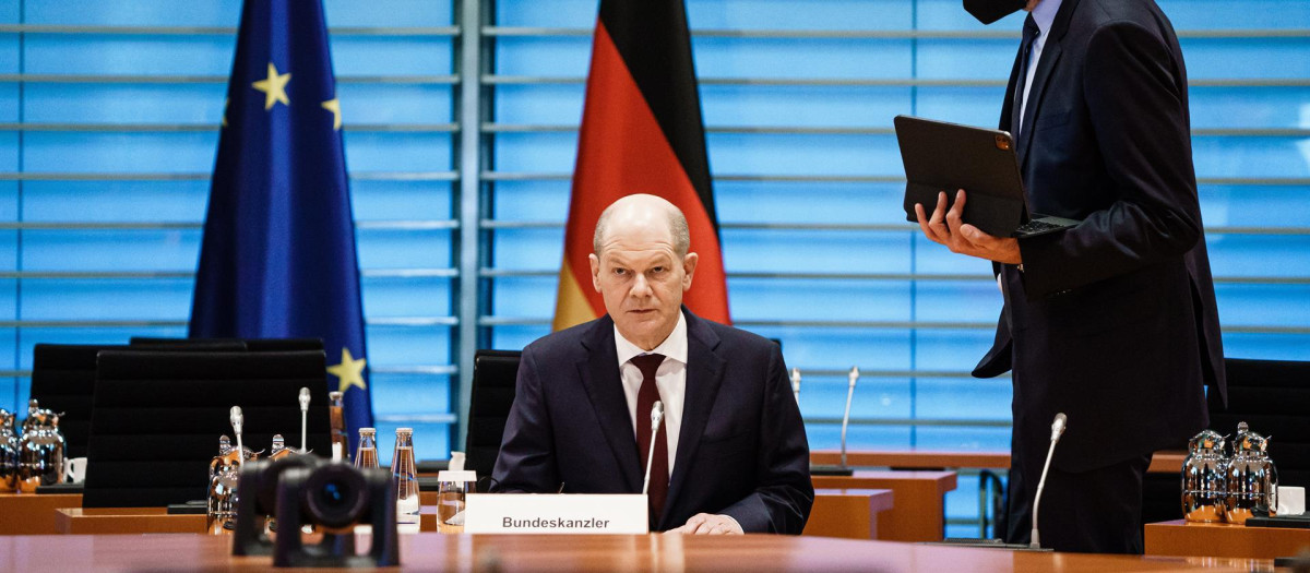 El canciller alemán, Olaf Scholz