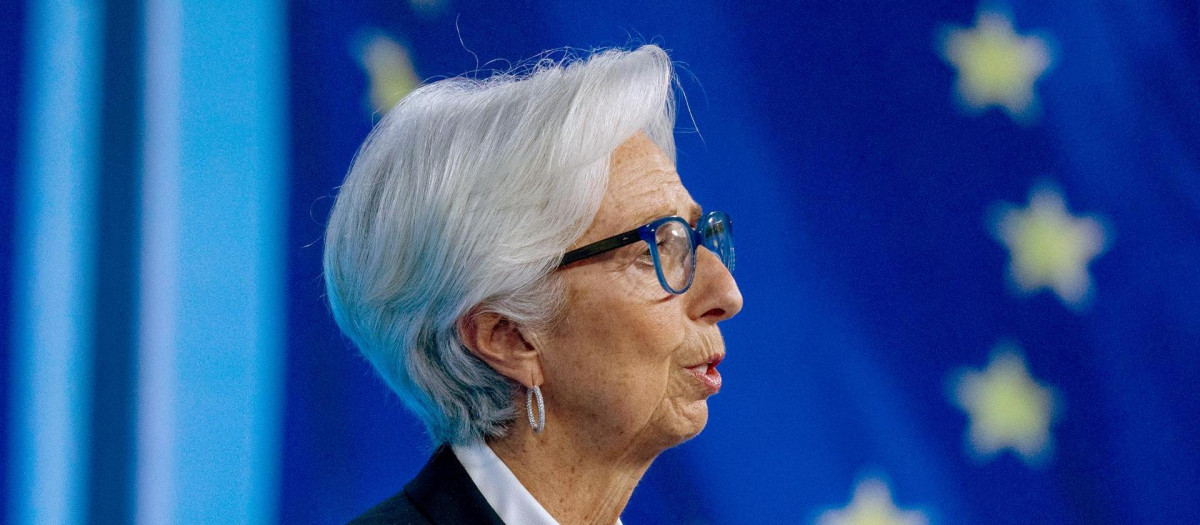 La presidenta del Banco Central Europeo, Christine Lagarde.