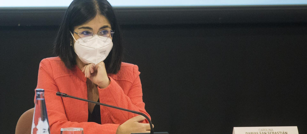 Carolina Darias, durante las jornadas del Sistema nacional de salud sobre Vigilancia en Salud Pública