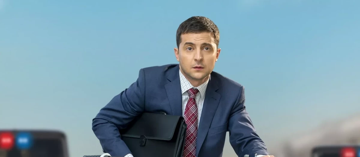 Zelenski protagonizó la serie Servidor del pueblo entre 2015 y 2018