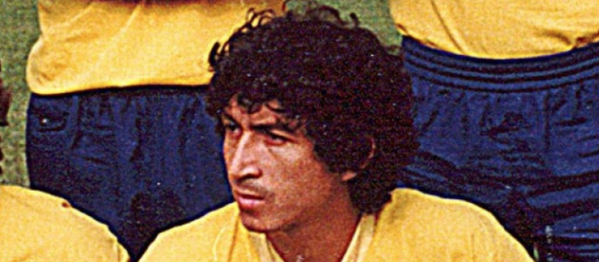 Mágico González con el Cádiz en 1982