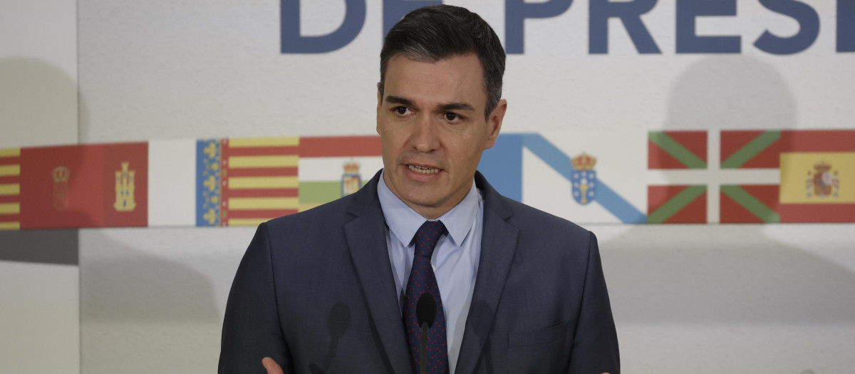 Pedro Sánchez en la Conferencia de Presidentes