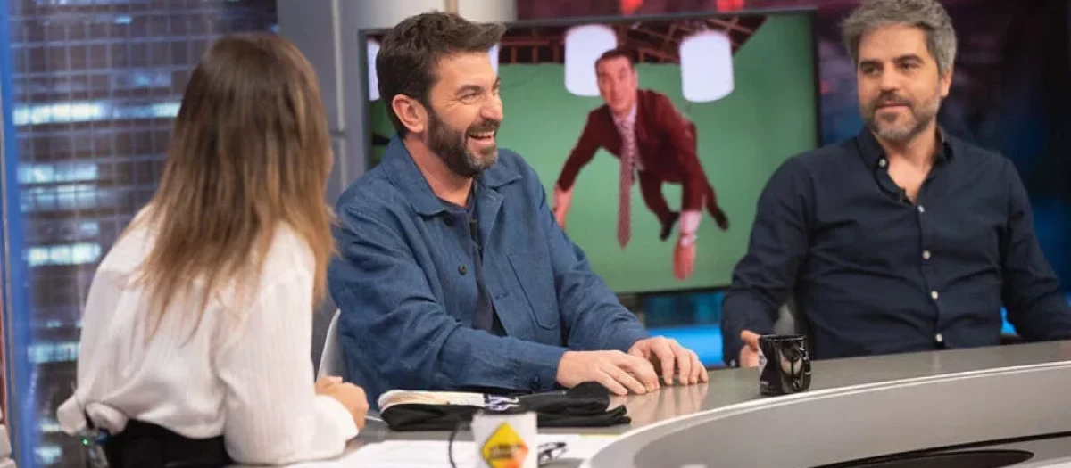 Nuria Roca, Arturo Valls y Ernesto Sevilla, en El Homriguero