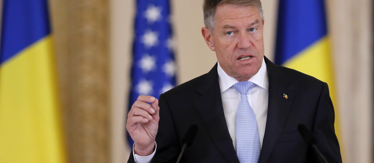 El presidente rumano Klaus Iohannis