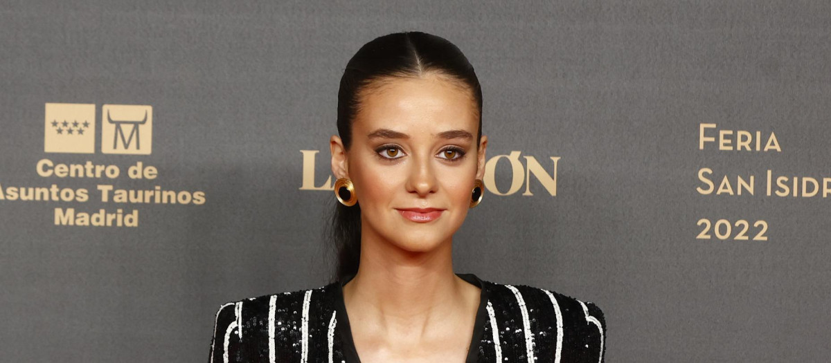 Victoria Federica de Marichalar during the Gala of presentation of the Cartels of the"Feria de San Isidro 2022 in Madrid on Monday, March 14, 2022.