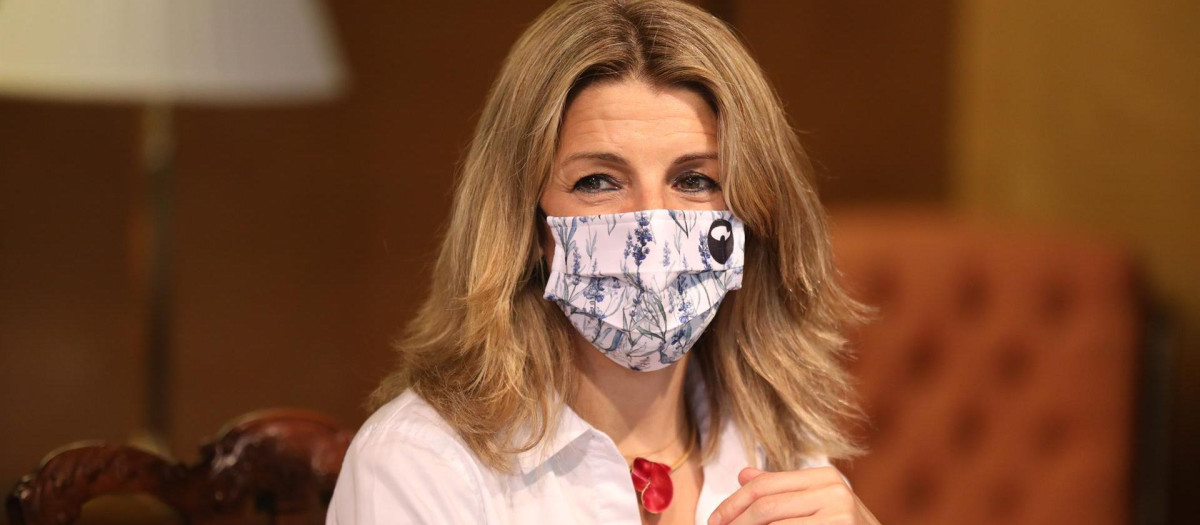 Yolanda Díaz ha defendido las propuestas de Podemos de congelar el precio del alquiler