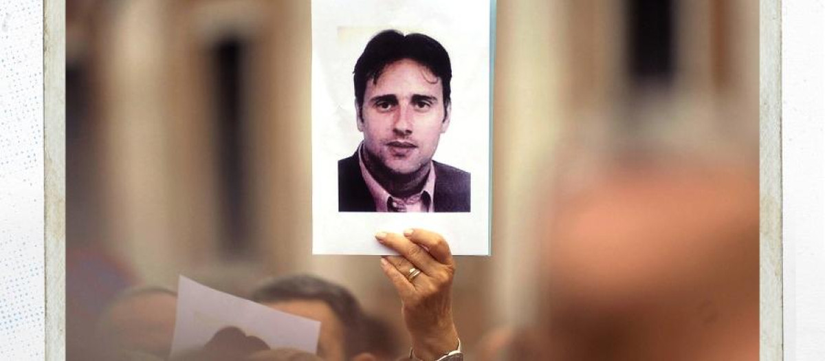 Manifestación en recuerdo de la figura de Miguel Ángel Blanco, concejal del PP en Ermua, asesinado por ETA