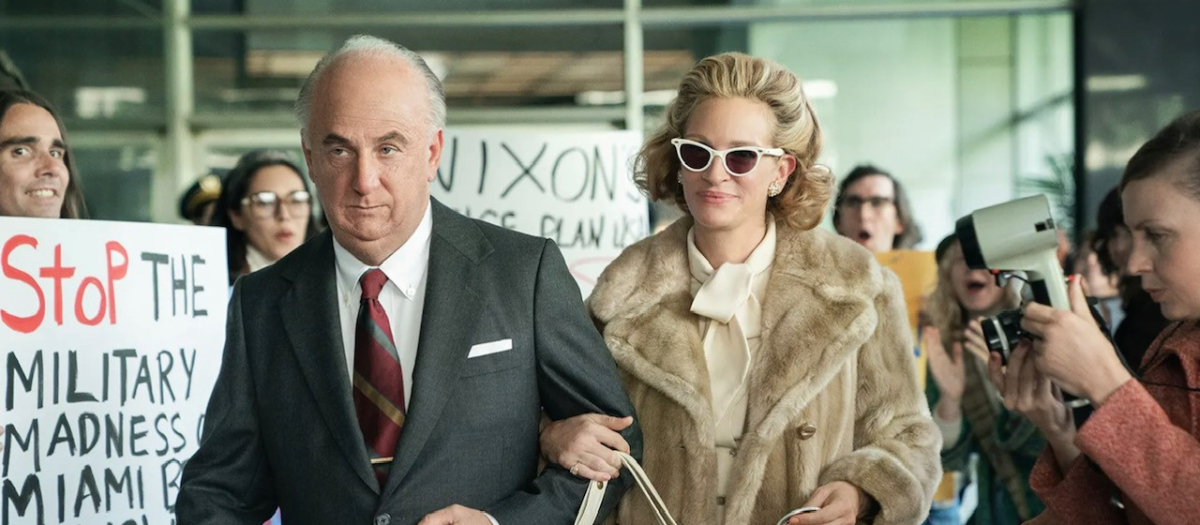 Julia Roberts en un momento de la serie Gaslit de StarzPlay