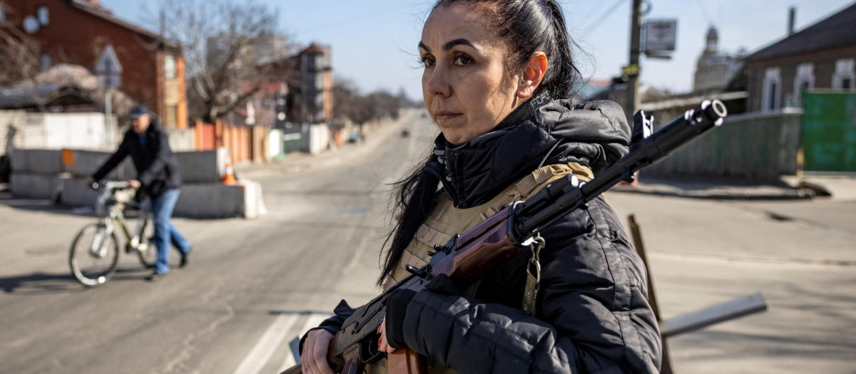 Voluntaria ucraniana Kiev