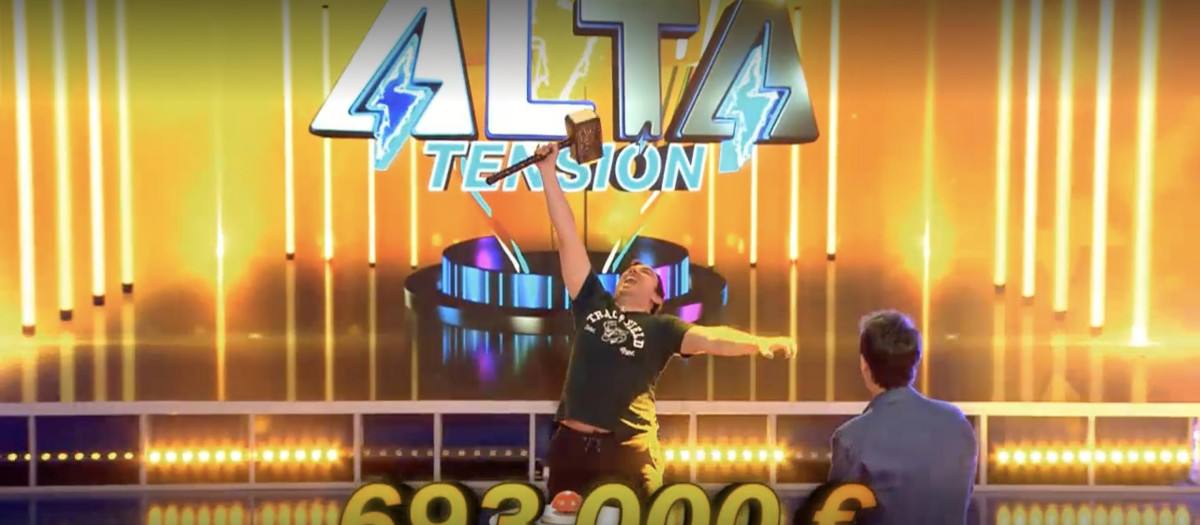 Josué ha ganado 693.000 euros en el concurso de Cuatro Alta tensión