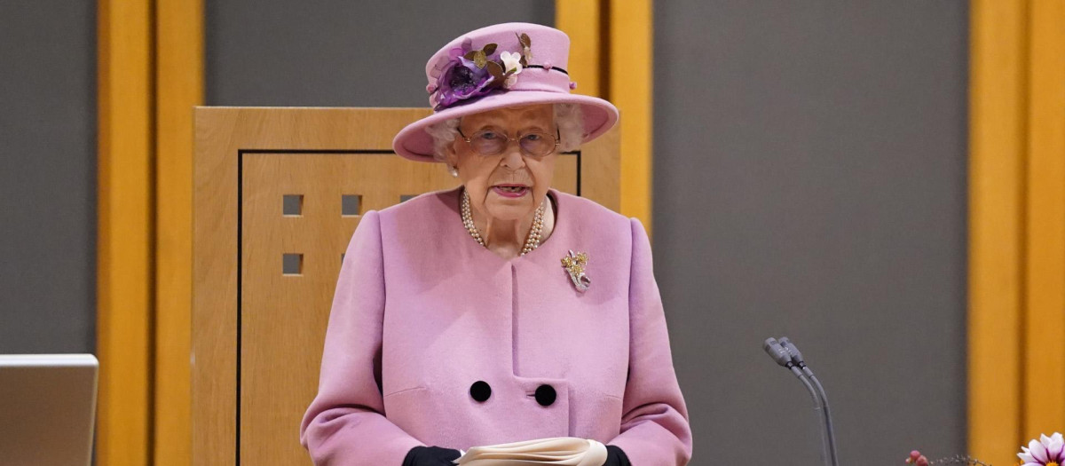 La Reina Isabel II, durante un acto oficial en octubre del pasado año