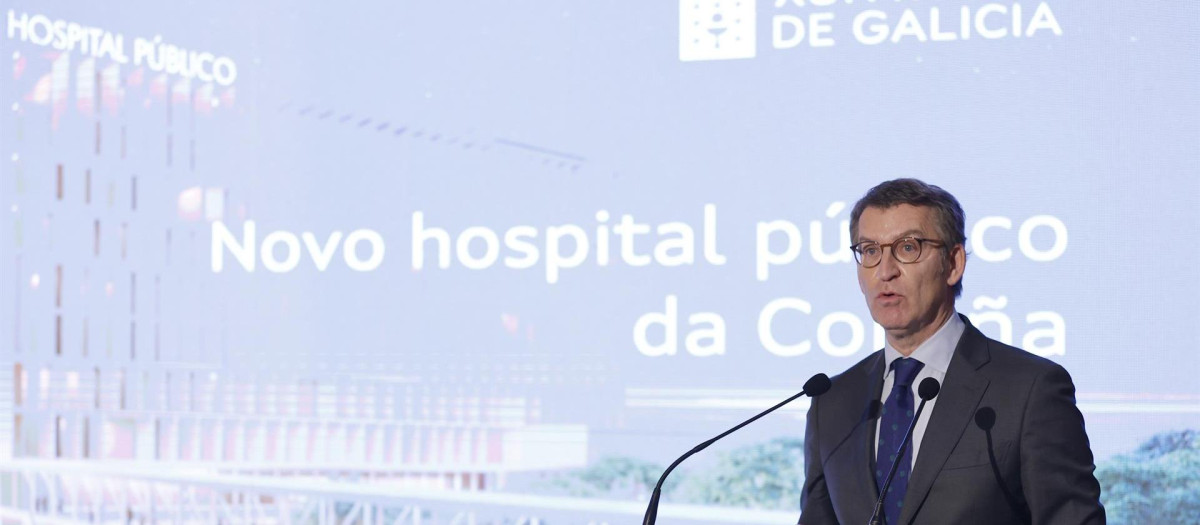 El presidente de la Xunta, Alberto Núñez Feijóo