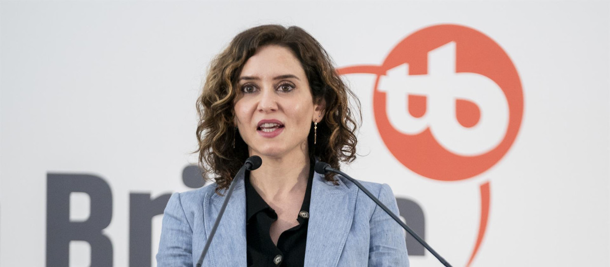 La presidenta de la Comunidad de Madrid, Isabel Díaz Ayuso, piensa que su región es la mejor para poner proyectos en marcha.