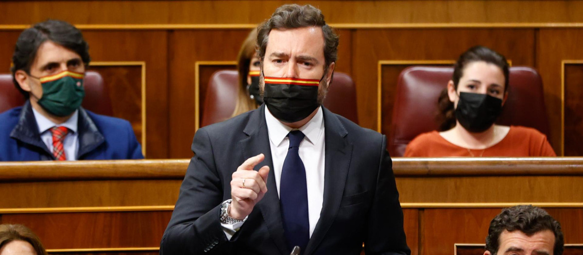 Iván Espinosa de los Monteros este miércoles, en su comparecencia en el Congreso de los Diputados