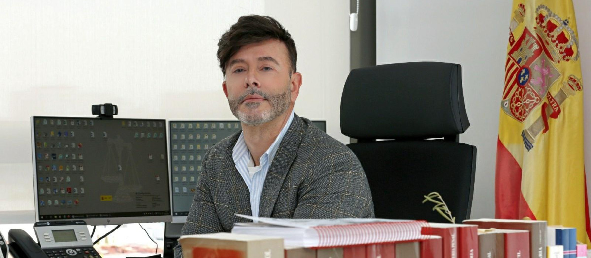 Jesús Alonso, en su puesto como fiscal jefe de la Audiencia Nacional