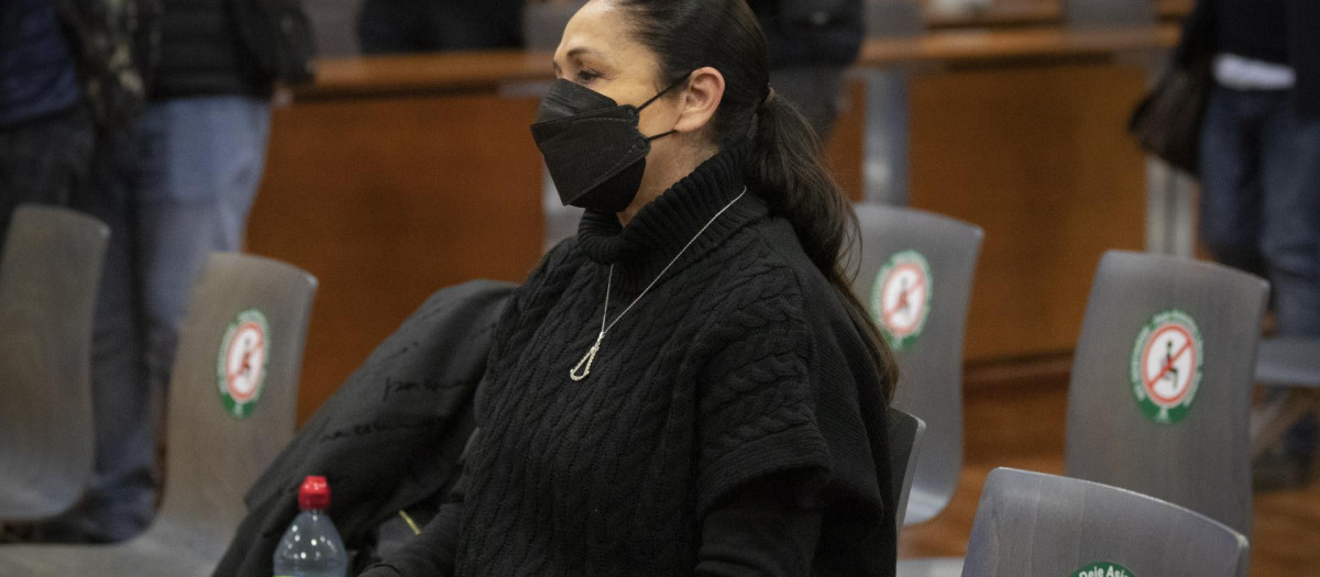 Isabel Pantoja, durante el juicio ayer en Malága