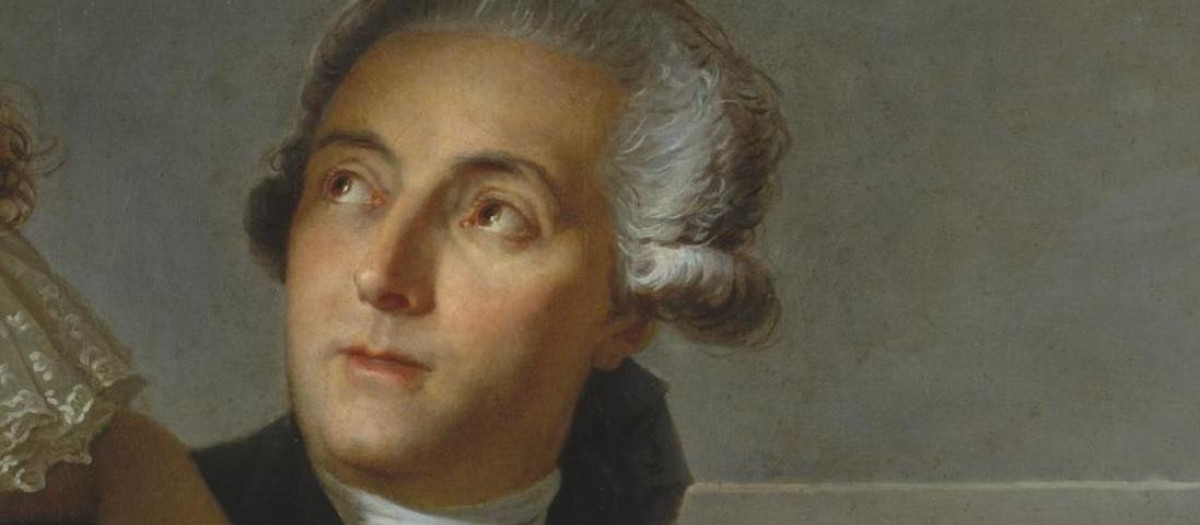 Retrato de Antoine Lauren de Lavoisier por  Jacques-Louis David (1788)