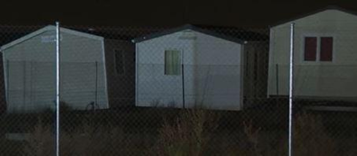 Viviendas prefabricadas donde murió asesinado el joven de 27 años