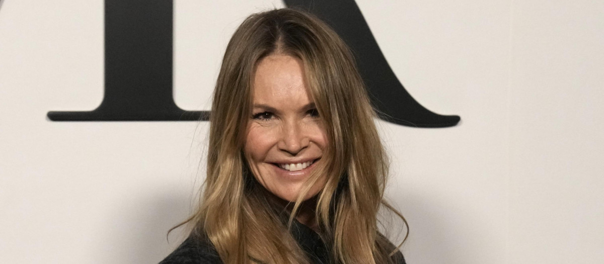 Model Elle Macpherson attending the Diorevent during Paris Fashion week , France on March 01, 2022.