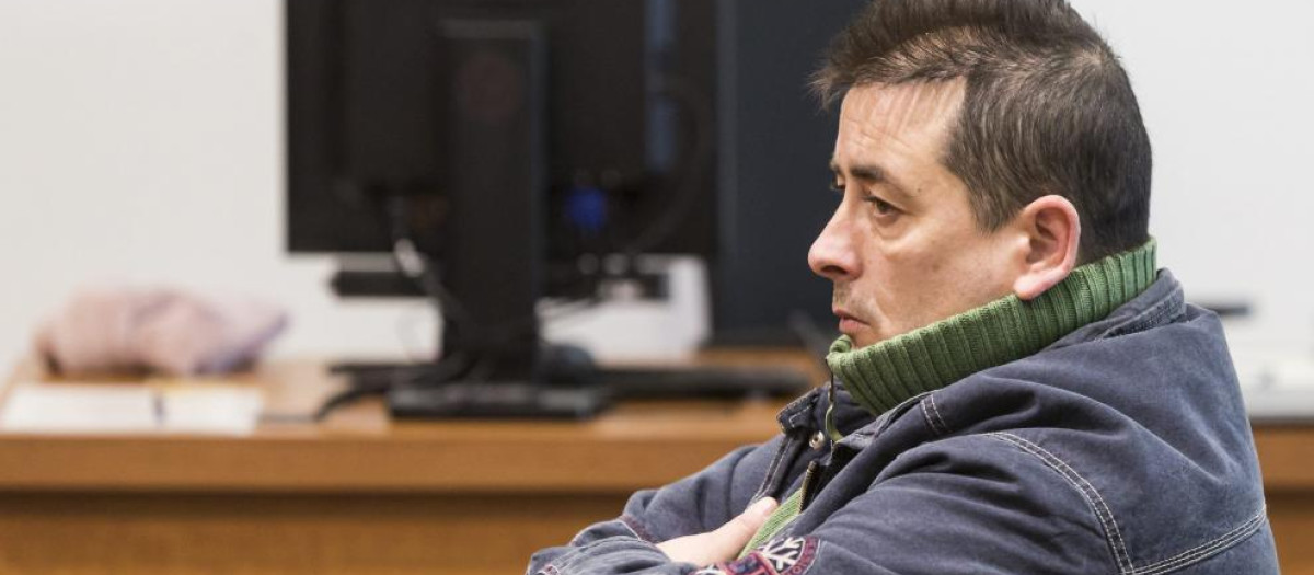 Antonio Miguel, el «rey de los simpas», durante el juicio
