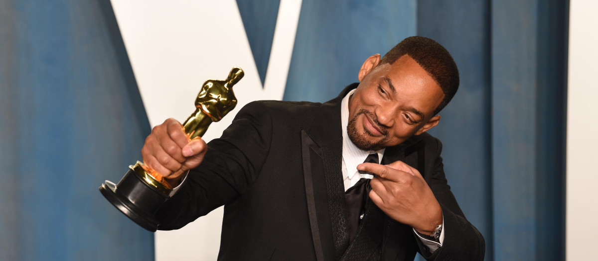 Actor Will Smith at the Vanity Fair Oscar Party on Sunday, March 27, 2022, in Beverly Hills, Calif