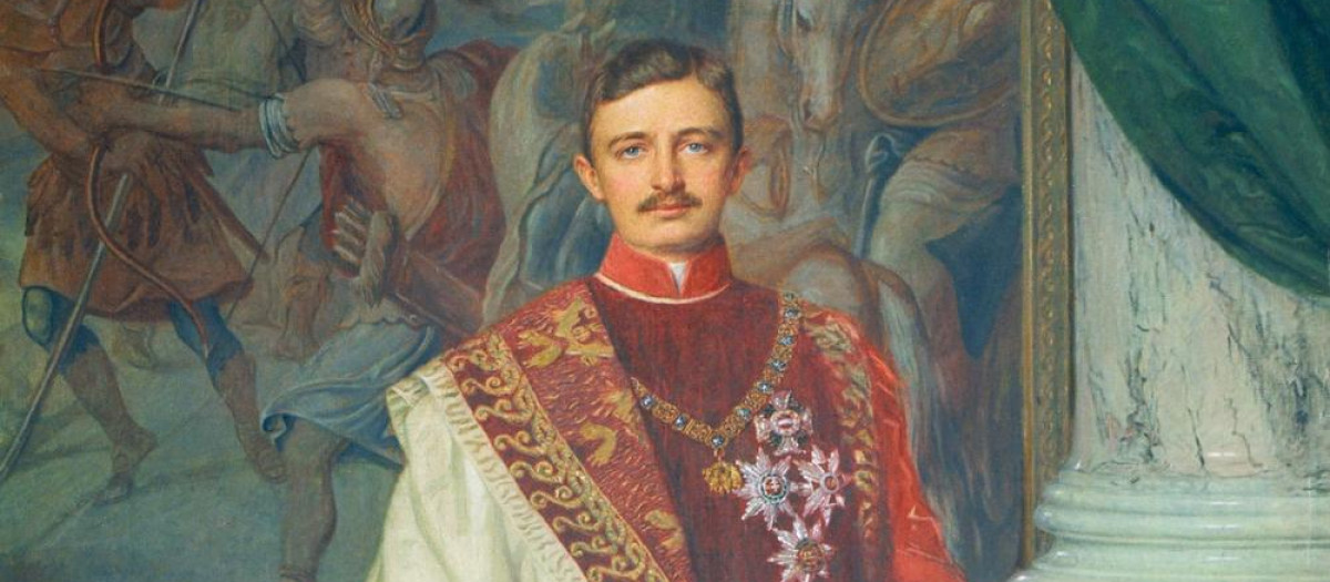 Carlos I de Austria con el hábito de la Orden del Toisón de Oro
