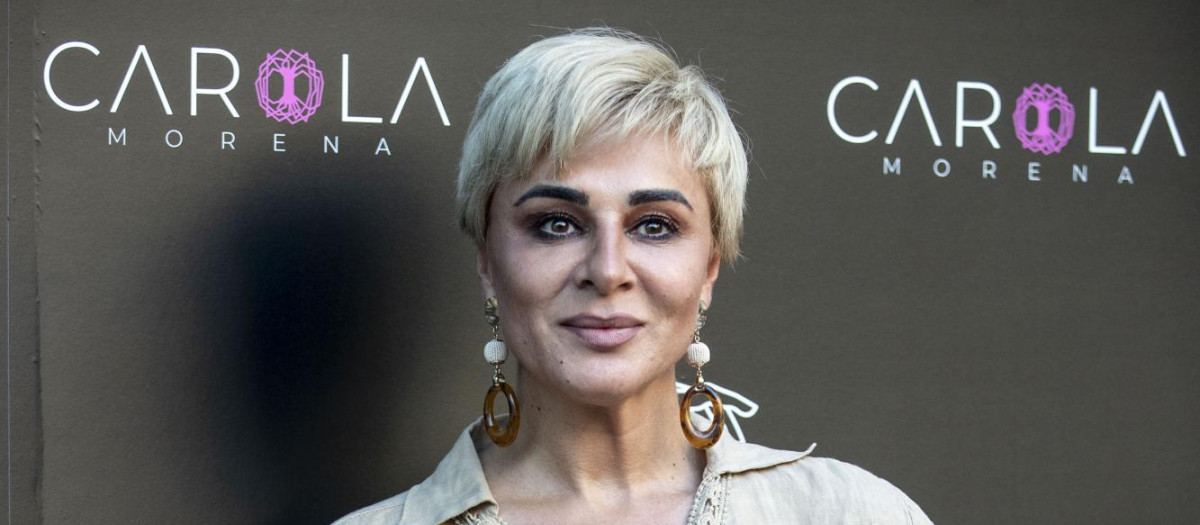 Ana Maria Aldon  at photocall for presentation Gold Music Club  in Madrid on Friday, 03 June 2021.